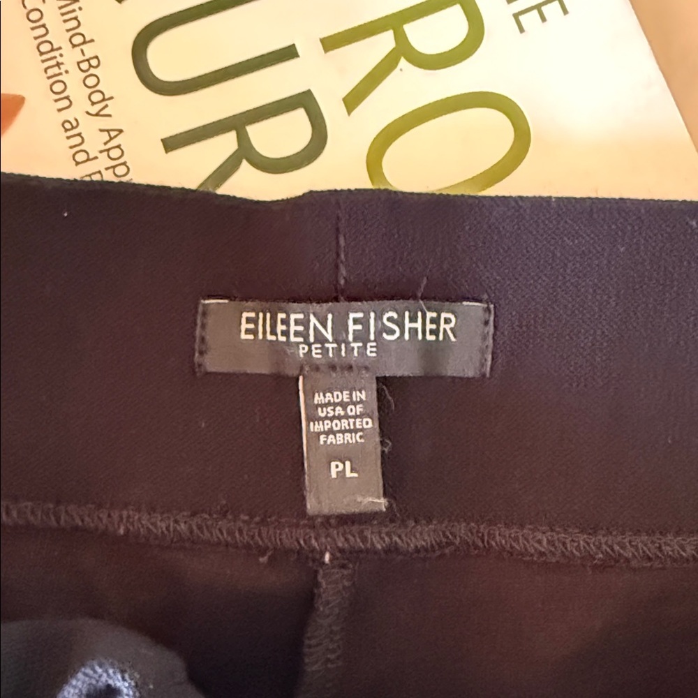 Eileen fisher black light knit shorts